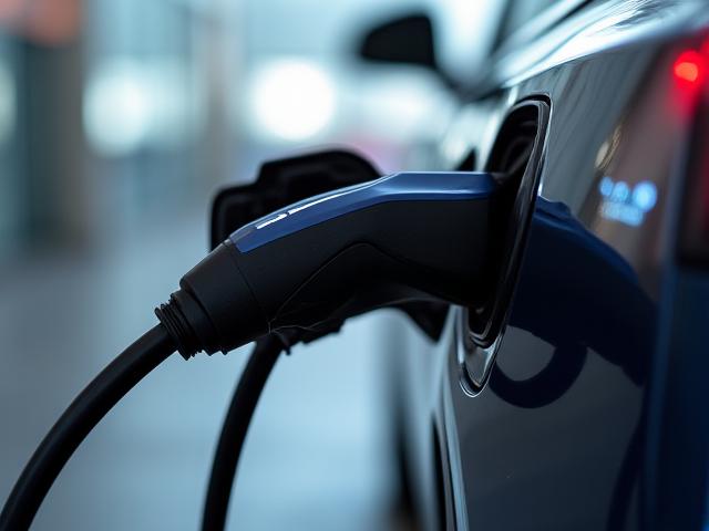 Ladekabel kobles til en moderne elbil