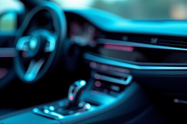 Tysk luksusbil interiør