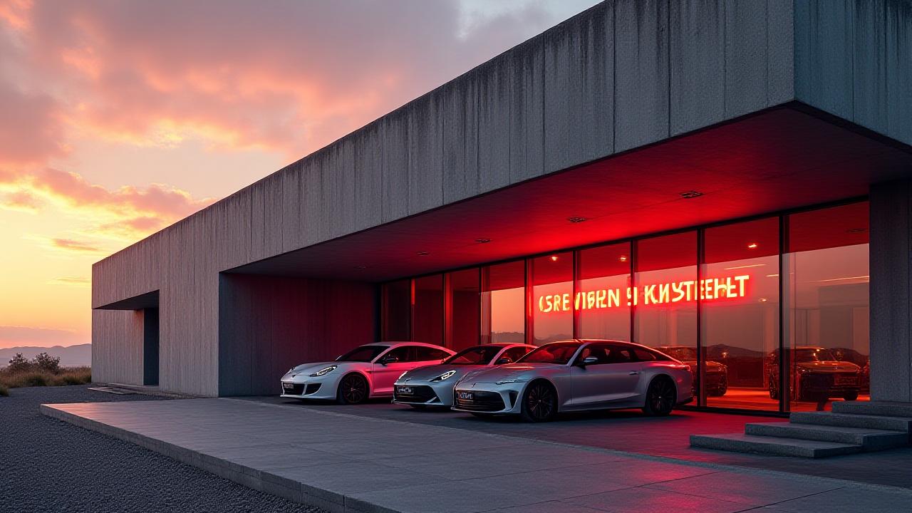 Fjordholm Motors showroom eksteriør i Oslo